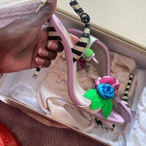 Sophia Webster flower heels size 7.5